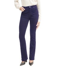 GUESS SEXY FLARE Pantalón elástico efecto terciopelo - Pantalones de mujer