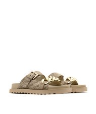 GUESS FATEMA2 Sandalias Beige / Marr&oacute;n - Zapatos Mujer - 1