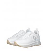 LIUJO MAXI WONDER 01 Zapatillas con plataforma en piel y malla. blanco - Zapatos Mujer - 1