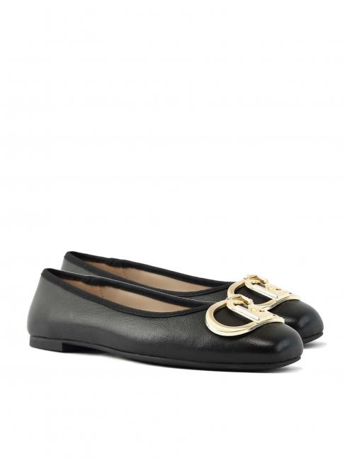 LIUJO DAFNE 04 Bailarinas de piel negro - Zapatos Mujer