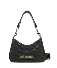 LOVE MOSCHINO GEOMETRIC QUILTED Bolso de hombro negro - Bolsos Mujer - 1