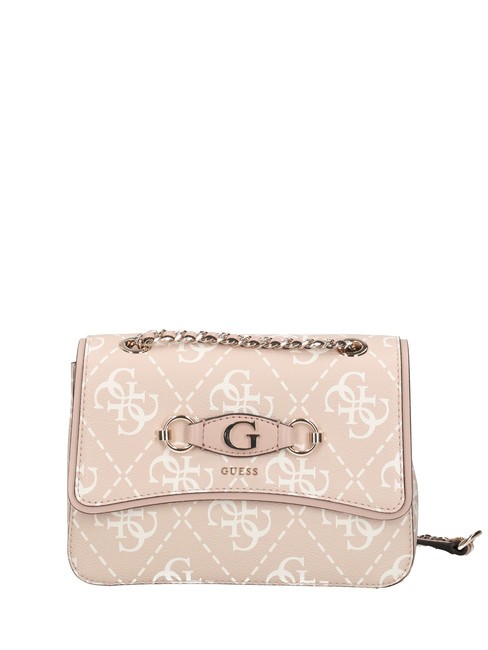 GUESS IZZY 4G Mini bolso de hombro/bandolera logotipo de arena - Bolsos Mujer