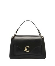 COCCINELLE C-ME CALF COCKER Bolso malet&iacute;n de piel con bandolera negro - Bolsos Mujer - 1