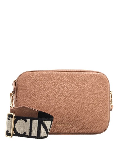 COCCINELLE TEBE Bolso bandolera en piel texturizada batería - Bolsos Mujer