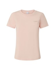 PINKO START camiseta con logo rosa p&aacute;lido-marr&oacute;n - camiseta - 1