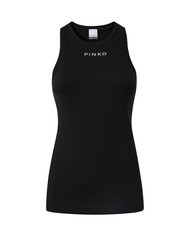 PINKO DISTINTO Camiseta sin mangas de canalé - camiseta