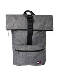 TOMMY HILFIGER TOMMY JEANS ESSENTIAL DAILY  Mochila enrollable gris zinc - Mochilas para portátil - 1