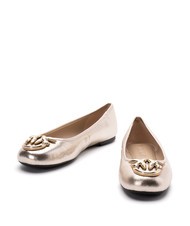 PINKO GIOIA  Bailarinas de piel plata - Zapatos Mujer - 1