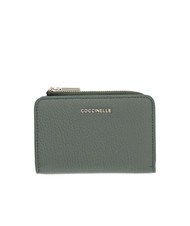 COCCINELLE METALLIC SOFT Cartera peque&ntilde;a de piel - Carteras Mujer