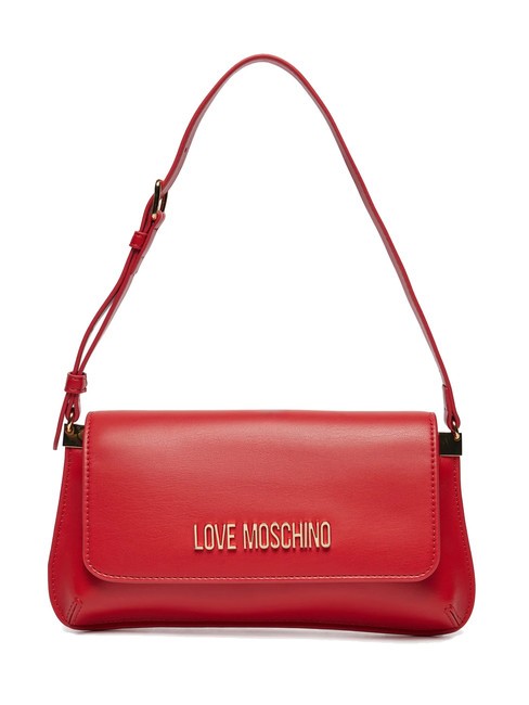 LOVE MOSCHINO LOGO LETTERING Bolso de hombro ROJO - Bolsos Mujer