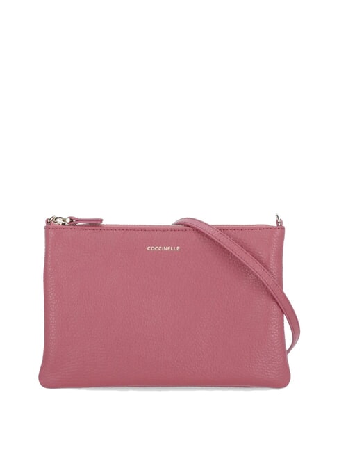 COCCINELLE BEST CROSSBODY Minibolso de piel rosa pulpa - Bolsos Mujer