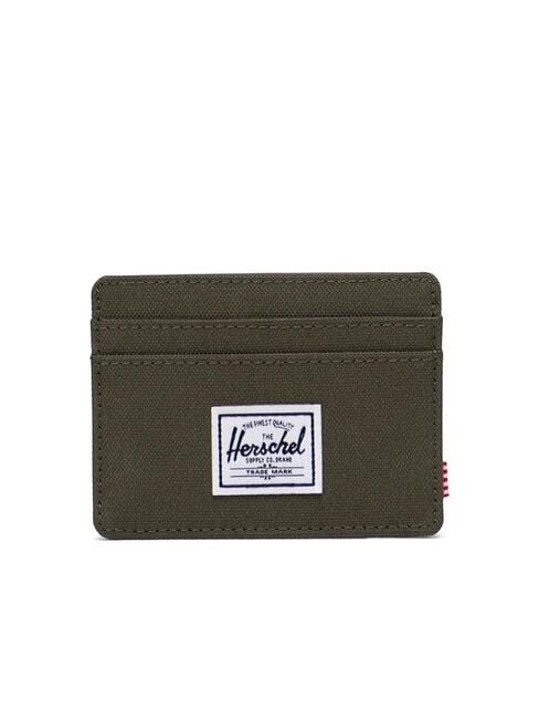 HERSCHEL CHARLIE RFID Tarjetero plano hiedra - Carteras Hombre