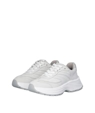 LIUJO EVA 03 Deportivas de ante y malla brillante blanquecino/blanco - Zapatos Mujer - 1