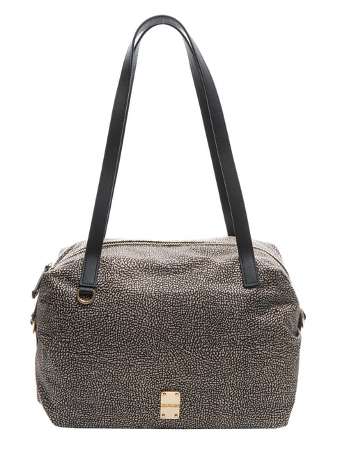 BORBONESE TEAPOT Bolso de hombro OP / NATURAL / NEGRO - Bolsos Mujer