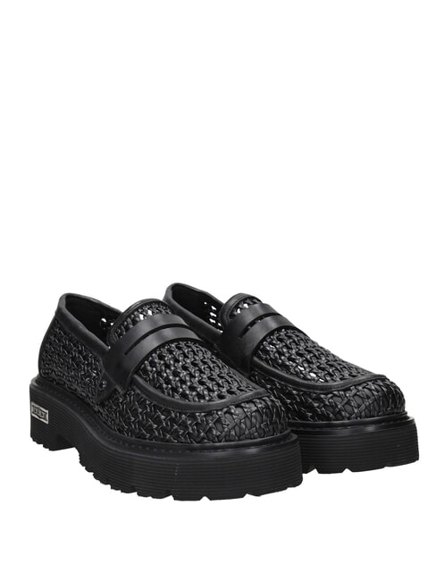 CULT SLASH 4219 Mocasines tejidos negro - Zapatos Mujer