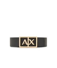 ARMANI EXCHANGE A|X BUCKLE Cinturón con maxilogotipo - Cinturones