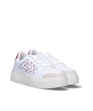 ARMANI EXCHANGE AX LOGO Zapatillas con plataforma op.blanco+rosa - Zapatos Mujer - 1