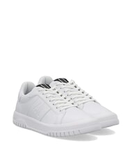 ARMANI EXCHANGE A|X Zapatillas con logo lateral blanco brillante - Zapatos Hombre - 1