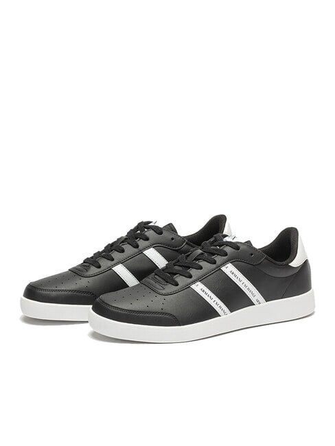 ARMANI EXCHANGE A|X STRIPES Zapatillas negro+op.blanco - Zapatos Hombre