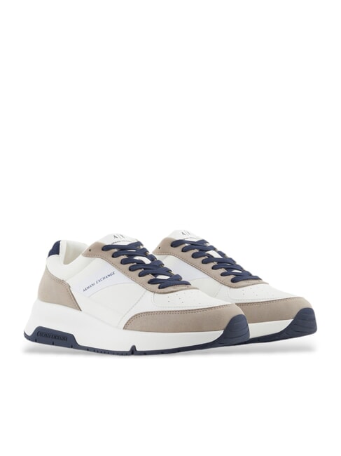 ARMANI EXCHANGE A|X Zapatillas con detalles en contraste. cuerda+blanca - Zapatos Hombre
