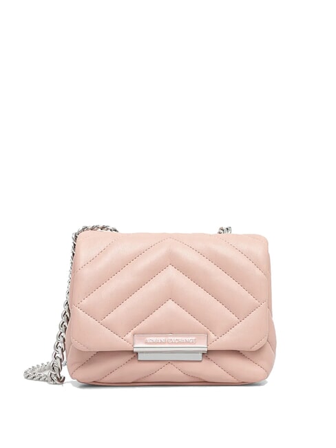 ARMANI EXCHANGE A|X MATELASSE Mini bolso de hombro ponche de leche - Bolsos Mujer