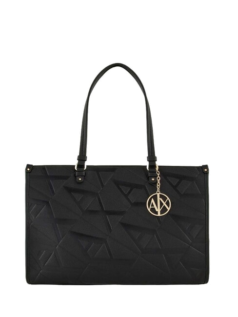 ARMANI EXCHANGE A|X MONOGRAM Bolso shopper de hombro negro Negro - Bolsos Mujer