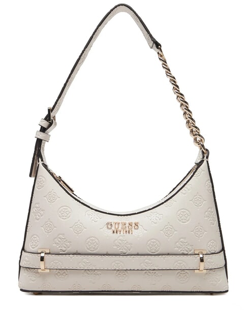 GUESS ZARELA  Bolso de hombro logotipo blanquecino - Bolsos Mujer