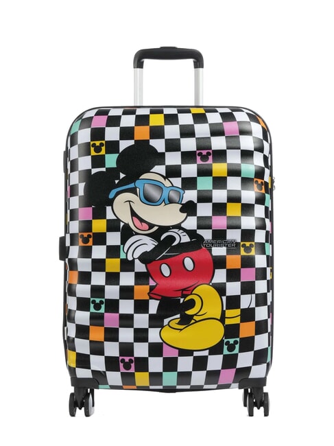 AMERICAN TOURISTER WAVEBREAKER DISNEY  Carro mediano  cheque mickey - Trolley Rígidos