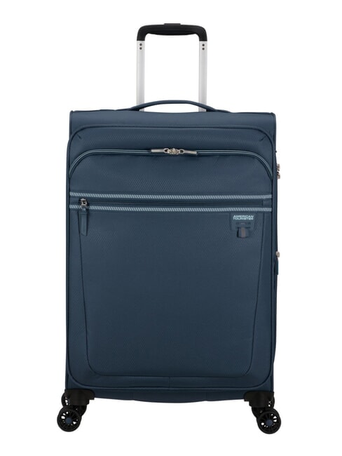 AMERICAN TOURISTER AEROSPIN  Carro mediano, ampliable índigo - Trolley Semirrígidos