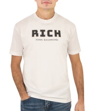 JOHN RICHMOND KUHSE Camiseta con logo estampado blanco - camiseta - 1