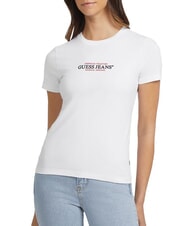 GUESS JEANS SS CN SLIM Camiseta de manga corta purwhite - camiseta - 1