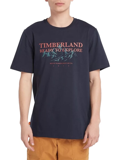 TIMBERLAND TFO SS OUTDOOR  Camiseta de algodón zafiro oscuro - camiseta