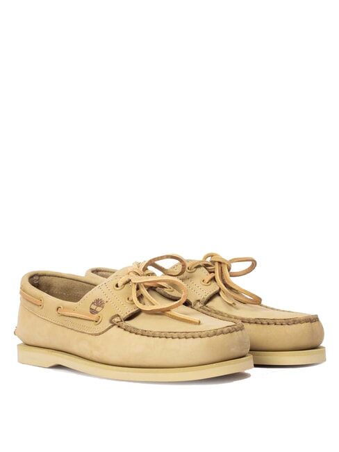 TIMBERLAND CLASSIC BOAT  Zapatos de piel de ante con cordones beige claro - Zapatos Hombre