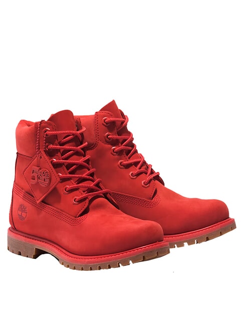 TIMBERLAND 6 INCH LACE UP  Botines acolchados aura naranja - Zapatos Mujer