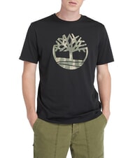 TIMBERLAND KENNEBEC RIVER TREE LOGO Camiseta de algod&oacute;n NEGRO - camiseta - 1