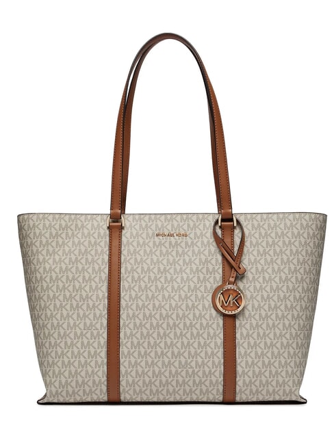 MICHAEL KORS TEMPLE Bolso de hombro vainilla/acrn - Bolsos Mujer