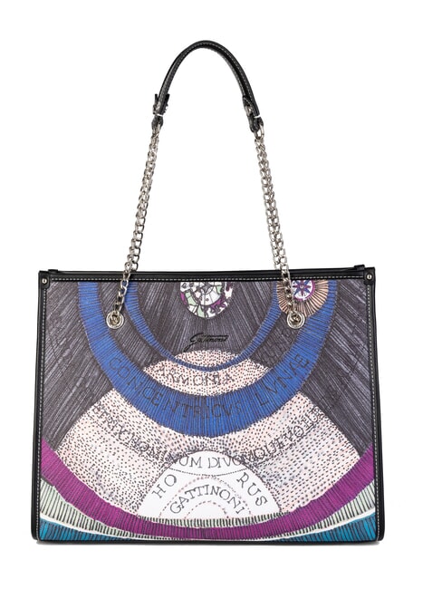 GATTINONI PLANETARIUM Bolso de hombro con asa de cadena noche/negro - Bolsos Mujer