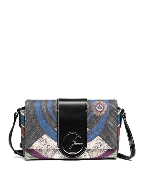 GATTINONI PLANETARIUM Bolso de hombro con solapa noche/negro - Bolsos Mujer