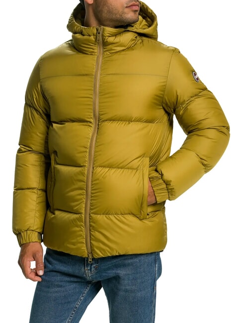 COLMAR E CONCRETE Chaqueta de plumas con capucha regaliz - Chaquetas de plumas para hombre