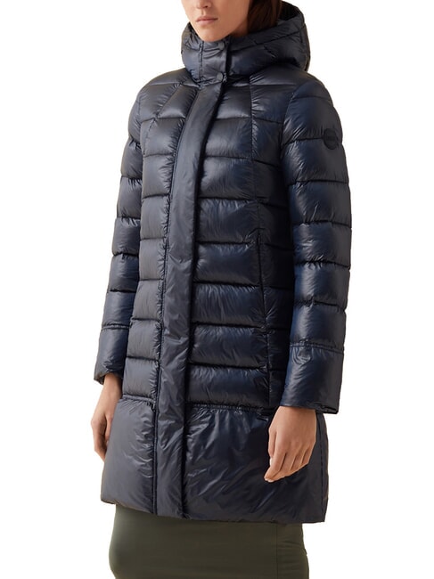 COLMAR FRIENDLY Chaqueta larga acolchada de plumas Azul marino - Chaquetas de plumas de mujer