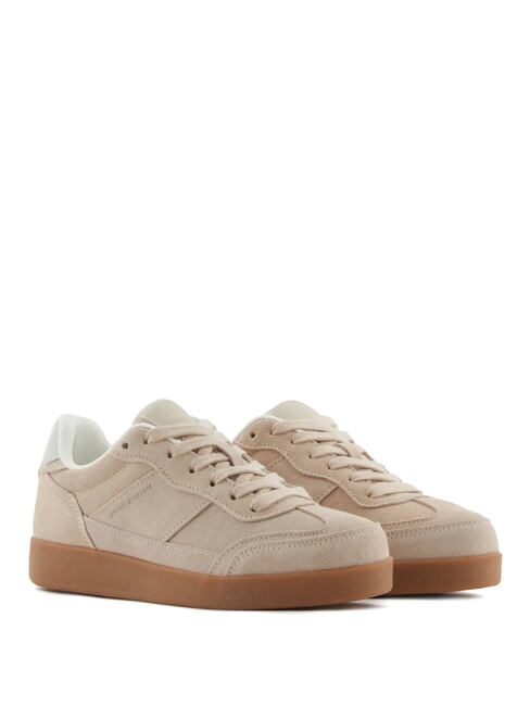 ARMANI EXCHANGE LEATHER Zapatillas de piel espejismo de luz - Zapatos Mujer