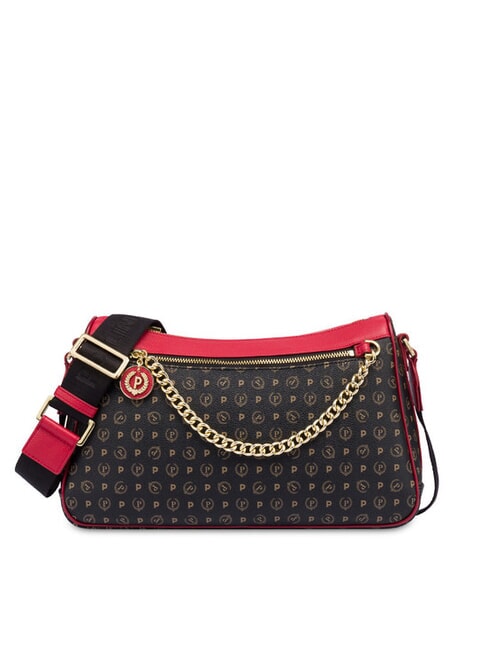 POLLINI HERITAGE CLASSIC Bolso de hombro laca negra - Bolsos Mujer