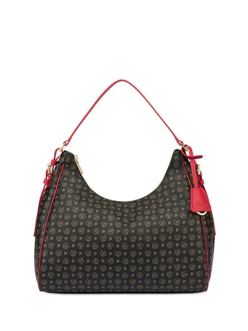 POLLINI HERITAGE  Bolso de hombro laca negra - Bolsos Mujer