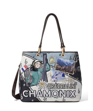 BRACCIALINI CARTOLINE Chamonix Bolso de hombro, con correa para el hombro - Bolsos Mujer