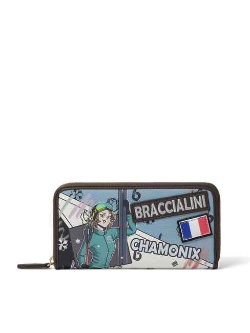 BRACCIALINI CARTOLINE Chamonix Cartera con cremallera multi - Carteras Mujer