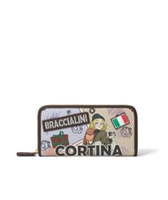 BRACCIALINI CARTOLINE Cortina Cartera con cremallera - Carteras Mujer