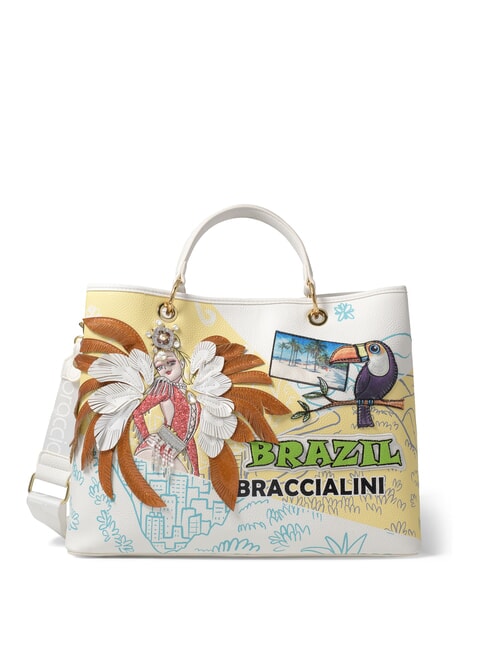 BRACCIALINI CARTOLINE Brazil Bolso de mano, con bandolera multi - Bolsos Mujer