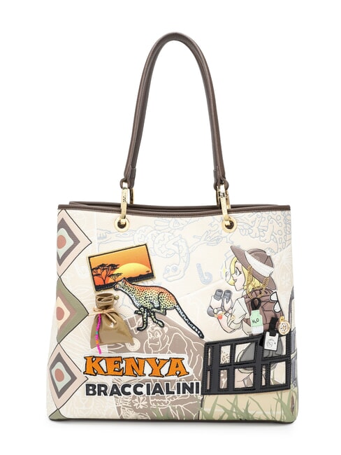 BRACCIALINI CARTOLINE Kenya Bolso de hombro multi - Bolsos Mujer