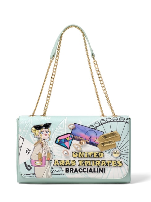 BRACCIALINI CARTOLINE Emirates Bolso de hombro / bandolera multi - Bolsos Mujer