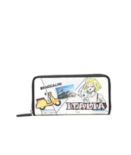 BRACCIALINI TUA CARTOLINE Italia Cartera con cremallera - Carteras Mujer